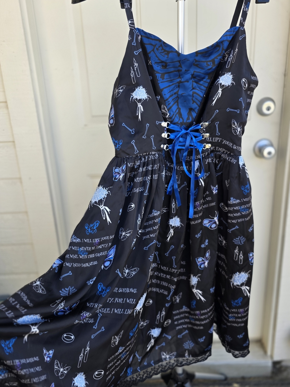 Hot Topic Corpse Bride Emily Dress L 12-14 NWT Gothic Halloween Tim Burton